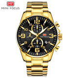 Blue Focus Gold Watch