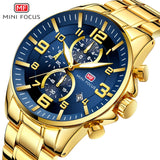 Blue Focus Gold Watch