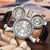 3T - Three Time Zone Men's Watch Candy