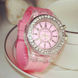LED SPorts Luminous Womens Watch Candy