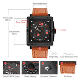 ForceFlight Leather Watch Candy