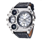Silver Compass Luxury Men's Watch Candy