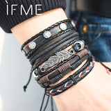 IF ME Vintage LeafcRope Bracelet