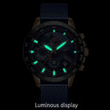 PLATINUM BLUE Mesh Band Watch Candy