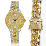 Bright Diamond Cuban Watch Candy